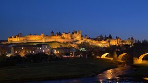 cité de carcassonne vue de nuit par Paul Palau