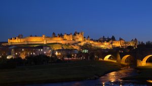 cité de carcassonne vue de nuit par Paul Palau